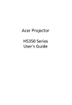 Acer H5350 User`s guide