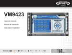 Audiovox VM9423 Owner`s manual