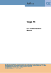 Aethra X5 Installation manual