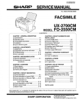 Sharp UX-2700CM - Color Printer, Scanner Specifications