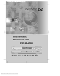 Daewoo DVG-9100N Owner`s manual