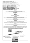 Dolmar HEDGE HT-355 Specifications