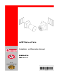 Cumberland APP Series User manual