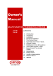Defy 731 Owner`s manual