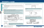 Crestron SWAMP(I)-24X8 Specifications