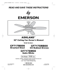 Emerson ASHLAND CF717ORB00 Owner`s manual