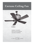Cortana Ceiling Fan - Craftmade International, Inc.