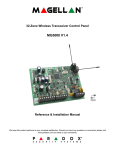 Magellan MG5000 Installation manual