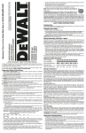 DeWalt DW0246 Instruction manual