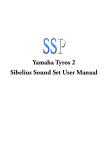 Yamaha Tyros2 User manual