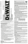 DeWalt DW0249 Instruction manual