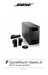 Bose SoundTouch Stereo JC series II Wi-Fi music system System information