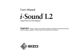 Eizo i I-SOUND L2 I-SOUND L2 Specifications