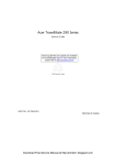 Acer T3506 Service manual