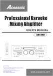 Acesonic AM-898 User`s manual