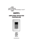 ATON Source Input Wall PlateWallplate DHSIP Installation manual