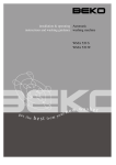 Beko WMA1612 Specifications
