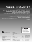 Yamaha RX-460 Owner`s manual