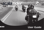 Cardo Systems SCALA RIDER G4 POWERSET User guide