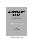 Avital 3001 Installation manual