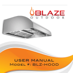 Blaze BLZ-HOOD User manual