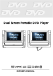 Macrovision Corporation Dual Screen Portable DVD Player Owner`s manual