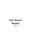 WayteQ N720B User manual