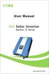 SAJ Suntrio-TL Series User manual