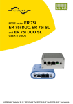 Conel ER 75i DUO User`s guide