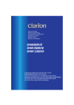 Clarion OHM1088VD Owner`s manual