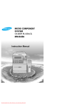 Samsung MM-B3 Instruction manual