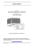 Climate Technologies TEK600 Series Owner`s manual