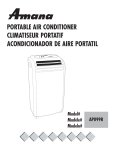 AP099R Manual - Appliance Factory Parts
