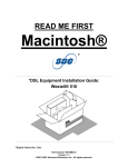 SBC Macintosh 516 Installation guide