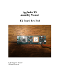Eggfinder TX Assembly Manual TX Board Rev B4d