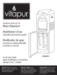 vitapur VWD8000W-F Use & care guide