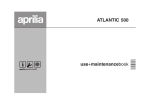 APRILIA ATLANTIC 500 Technical information