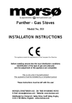 72146400 - UK Panther Gas Installation instructions