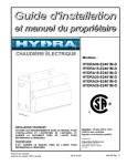 Dettson HYDRAR20-E2401M Specifications