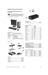 HP Compaq dc7800 USDT Specifications