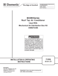 Dometic B3351.531 Operating instructions