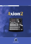 Analog way Axion2 User manual