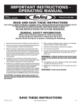 Air King AK100FL Troubleshooting guide