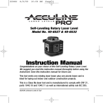 AccuLine 40-6532 Instruction manual