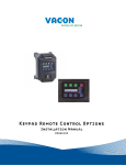 Vacon DPD00109 Installation manual