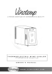Vinotemp VT-8TEDTS-ID Operating instructions