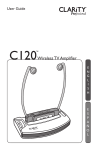 Clarity C120 User guide