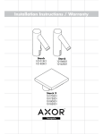 Axor Starck 10106XX1 Technical information