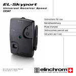 Elinchrom El-Skyport Operating instructions