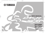 Yamaha DT125X Owner`s manual